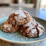 cinnamon coffee crinkles cookies