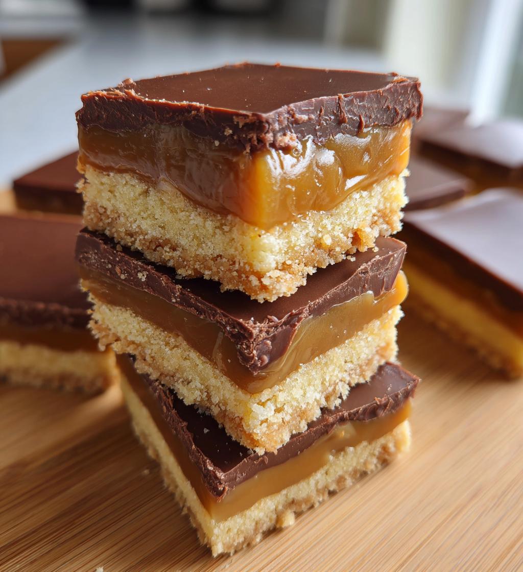 millionaire shortbread caramel chocolate - detail 1