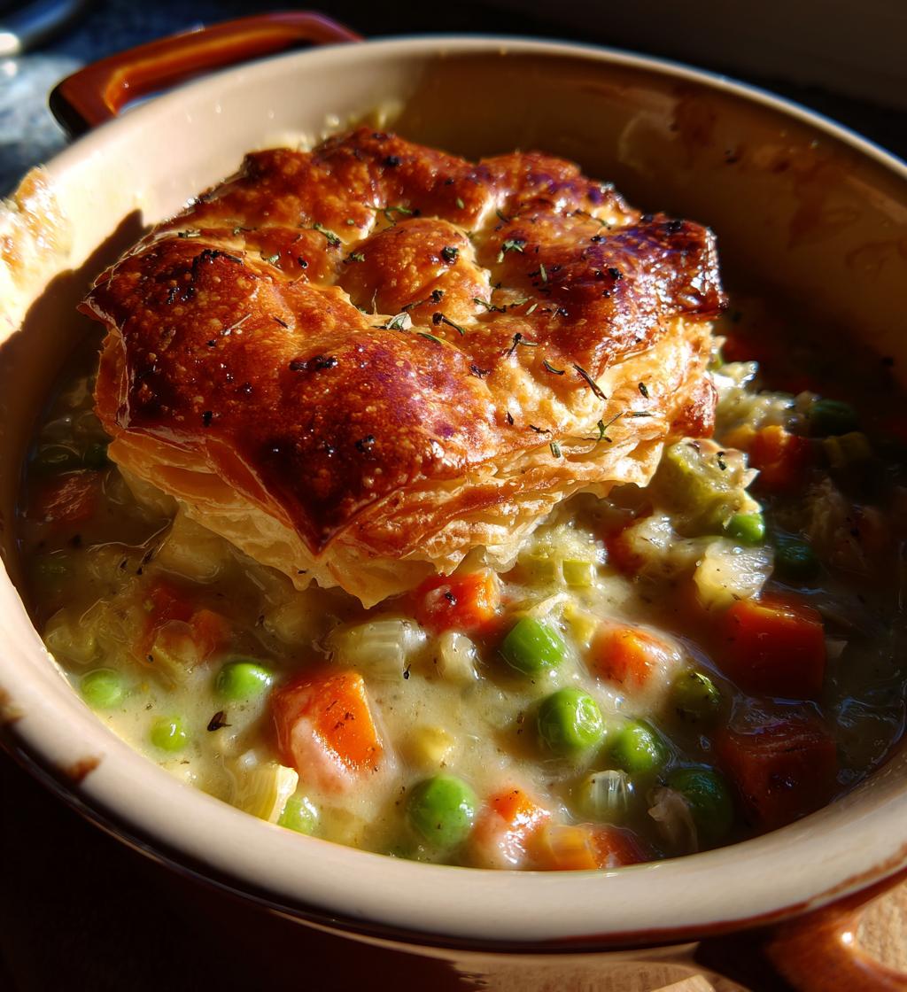 veggie pot pie soup