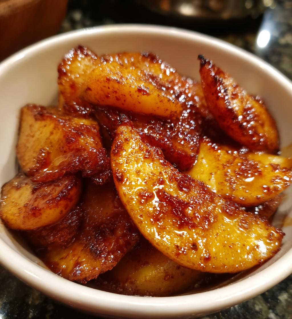 Air Fryer Apples - detail 1