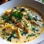 Alfredo Lasagna Soup