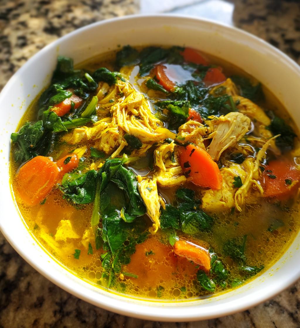 Anti-Inflammatory Turmeric Chicken Soup - detail 1