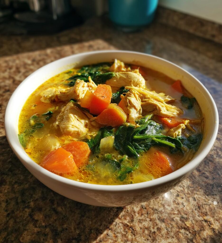 Anti-Inflammatory Turmeric Chicken Soup