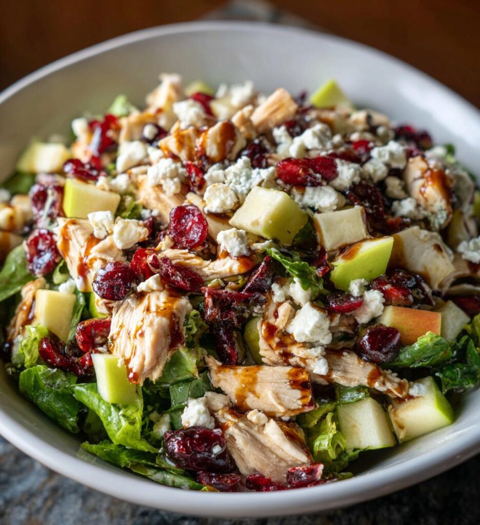 Apple Cranberry Salad with Turkey