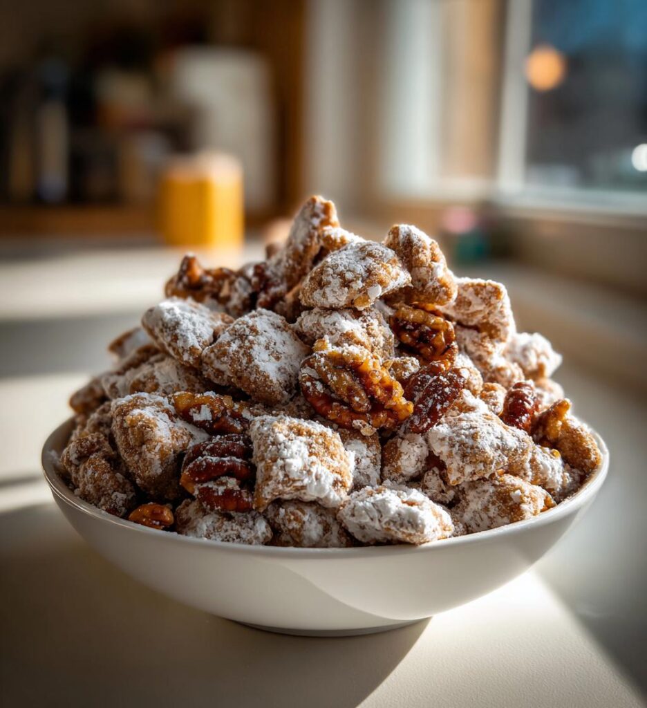 Apple Pie Puppy Chow