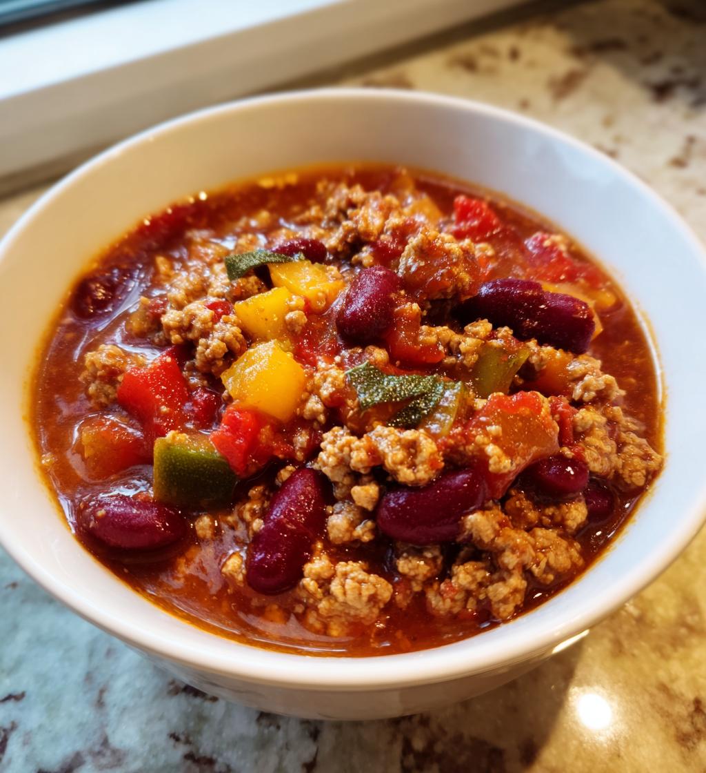 Apple Sage Turkey Chili