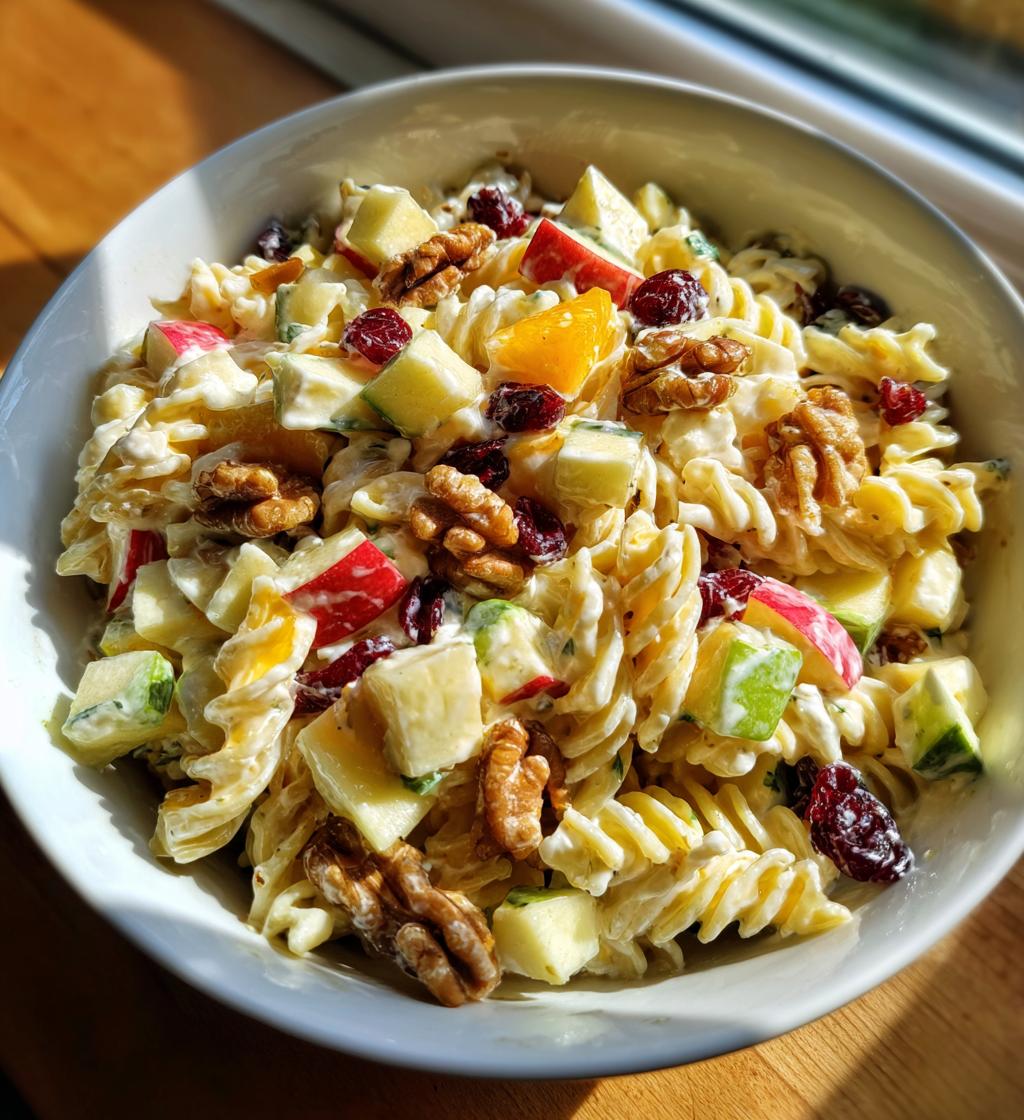 Autumn Apple Pasta Salad - detail 1
