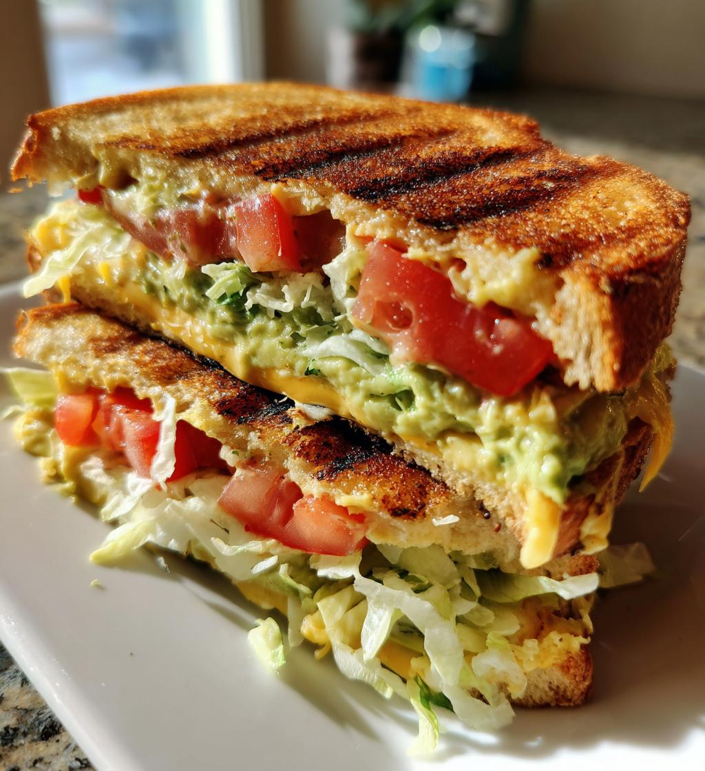 Avocado Ranch Panini Sandwich - detail 1