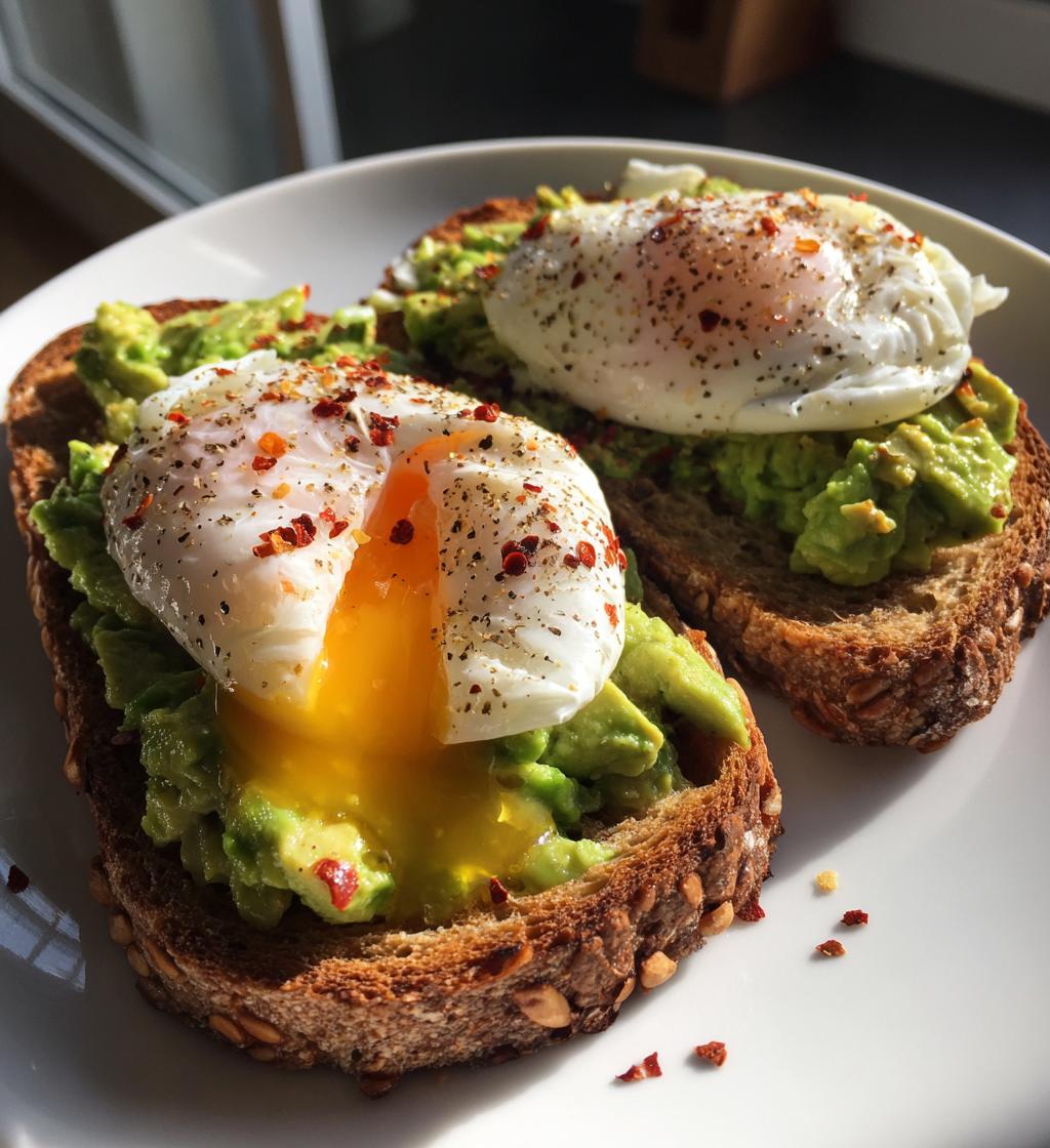 Avocado Toast with Poached Egg