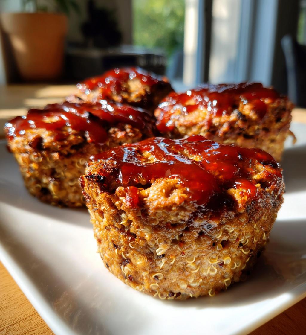 BBQ Meatloaf Muffins with Beef and Quinoa - detail 1