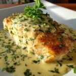 Baked Cod in Coconut Lemon Cream Sauce
