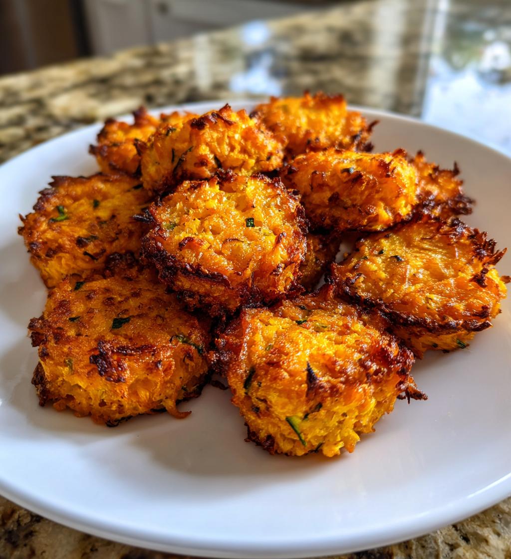 Baked Sweet Potato Zucchini Tots - detail 1