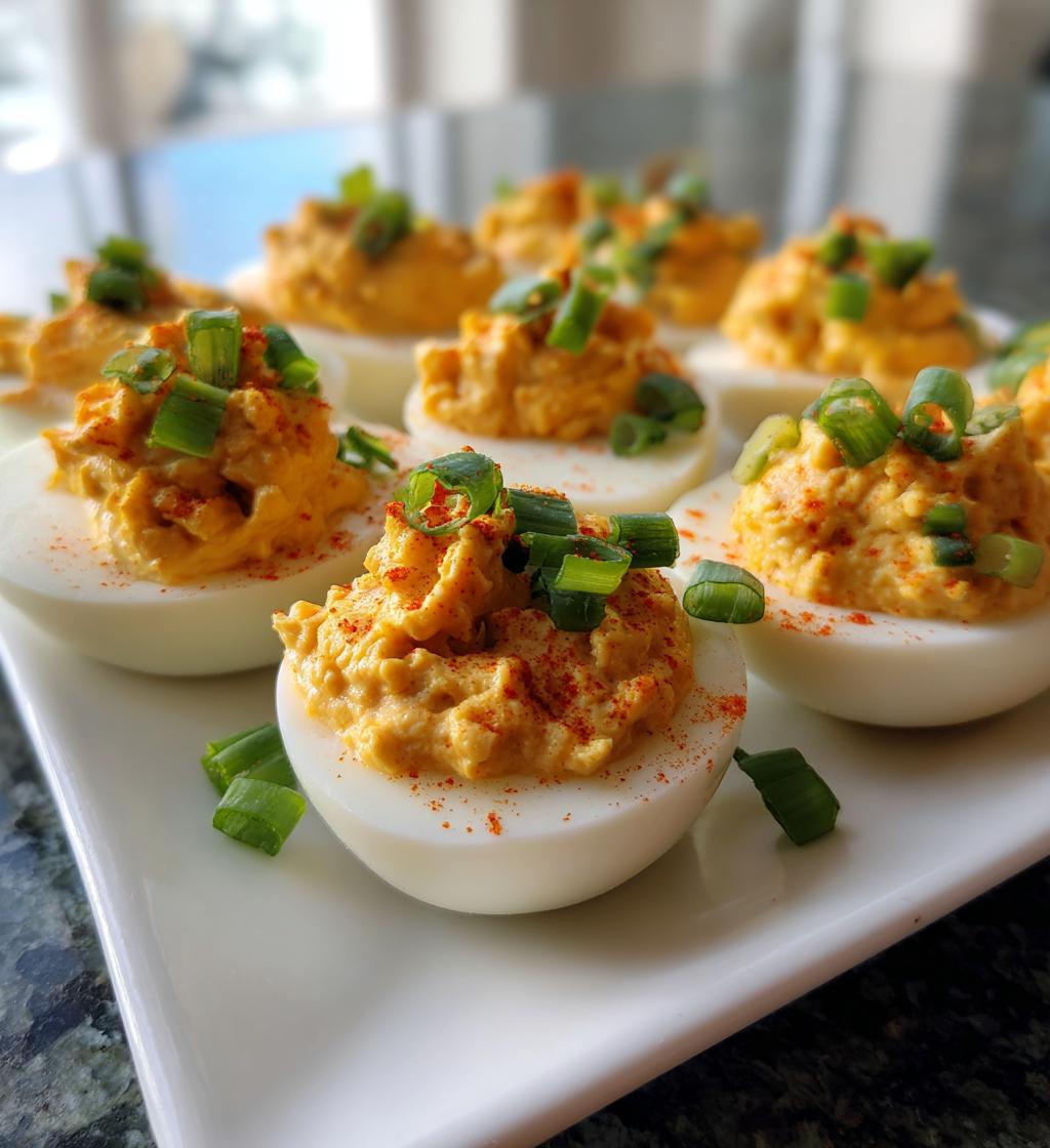 Bayou-Inspired Deviled Eggs - detail 1