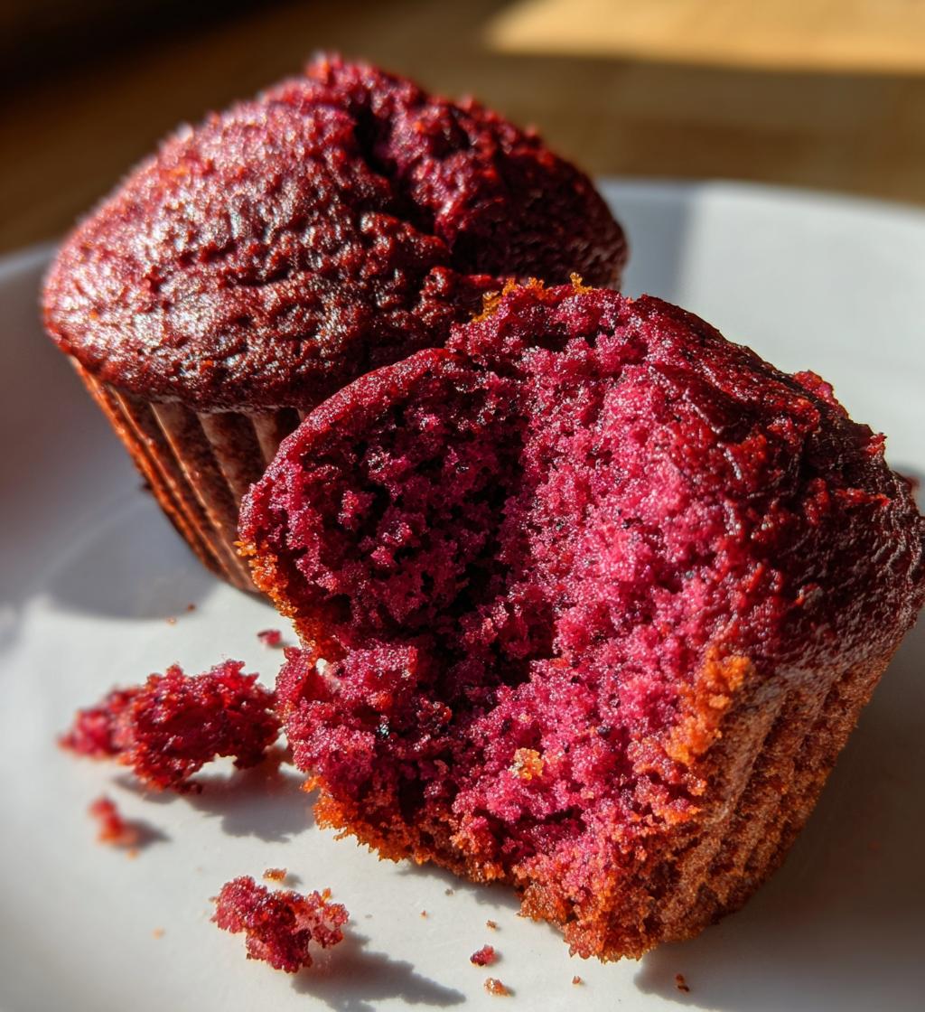 Beet Muffins - detail 1