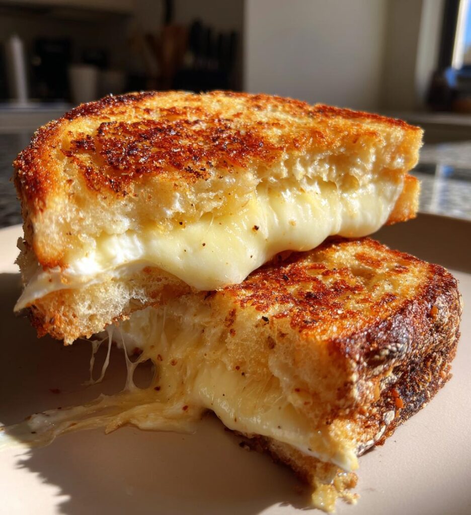 Best Burrata Grilled Cheese Sandwich
