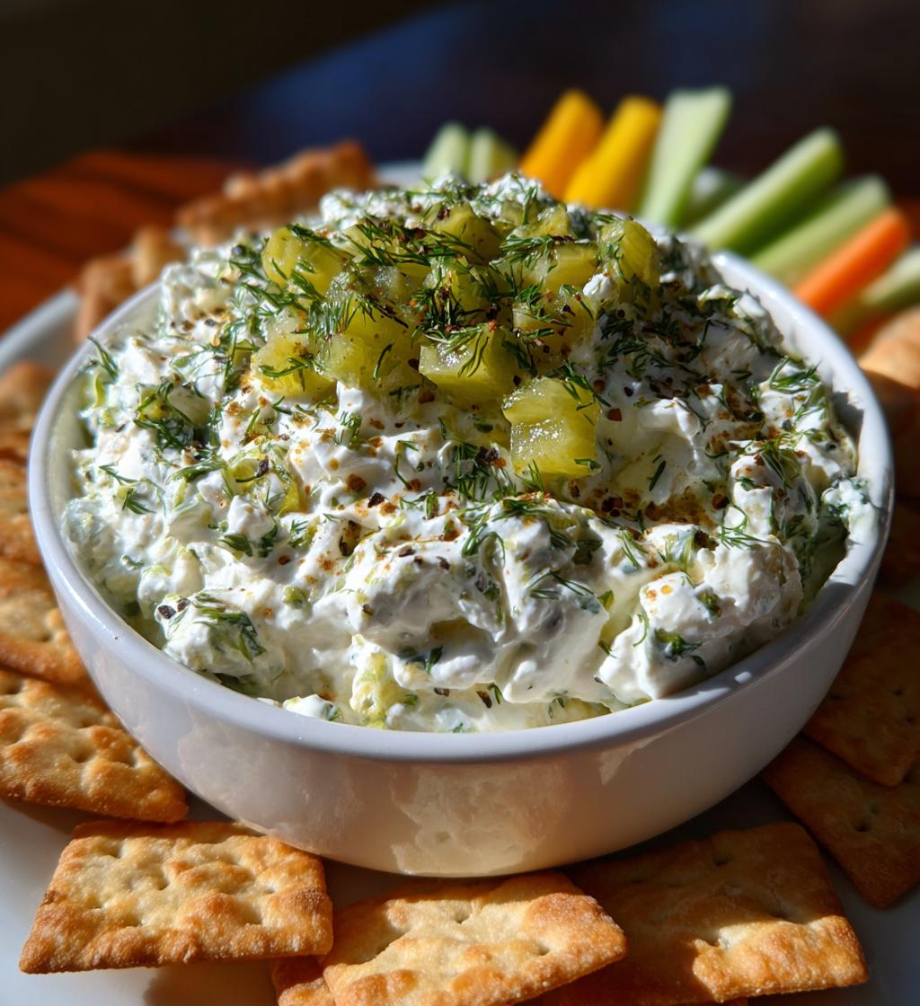 Best Dill Pickle Cottage Cheese Dip - detail 1