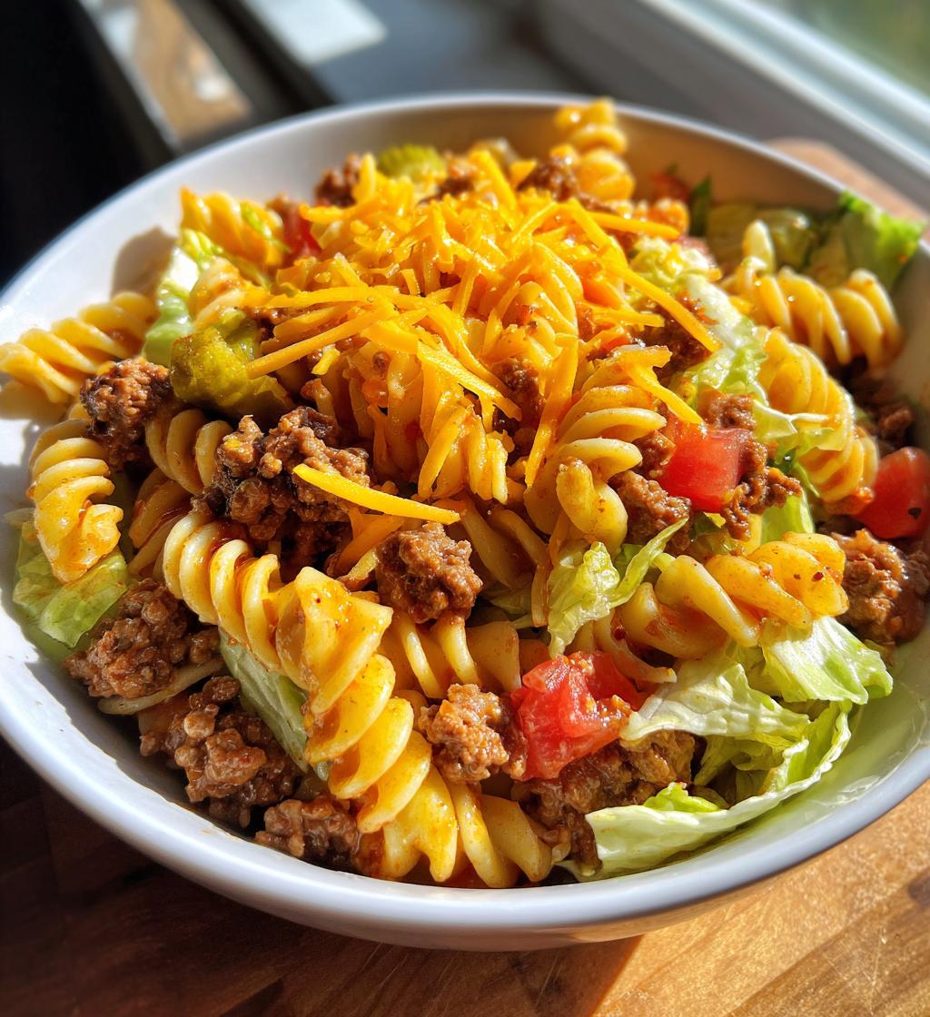 Big Mac Pasta Salad