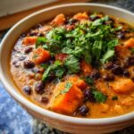 Black Bean and Sweet Potato Soup