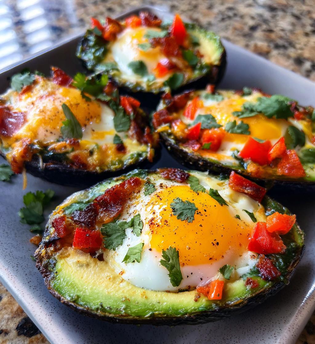 Breakfast Stuffed Avocados - detail 1