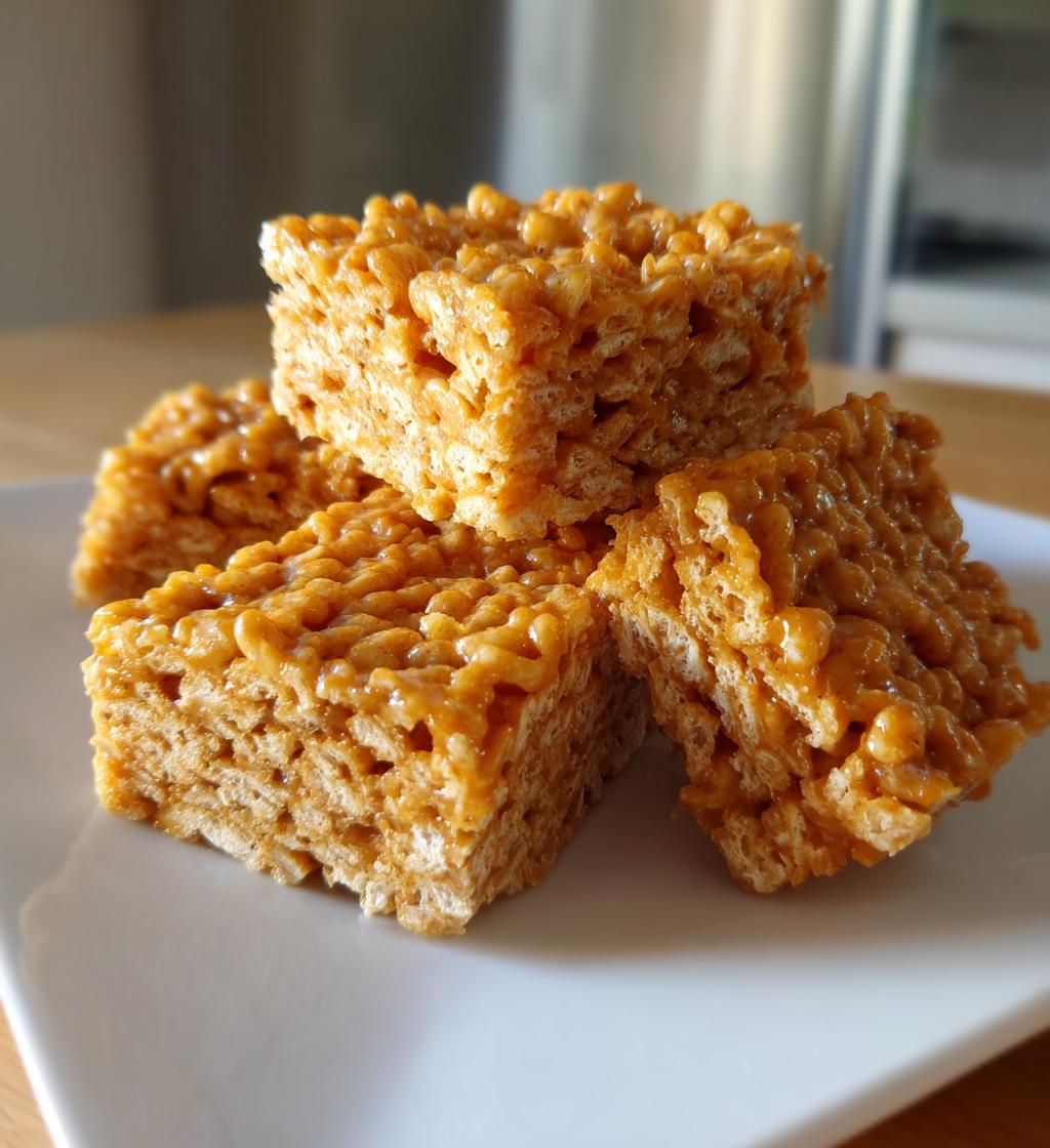 Brown Butter Dulce de Leche Rice Krispie Treats