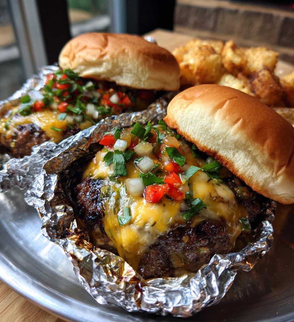 Burger Dinner Foil Packets