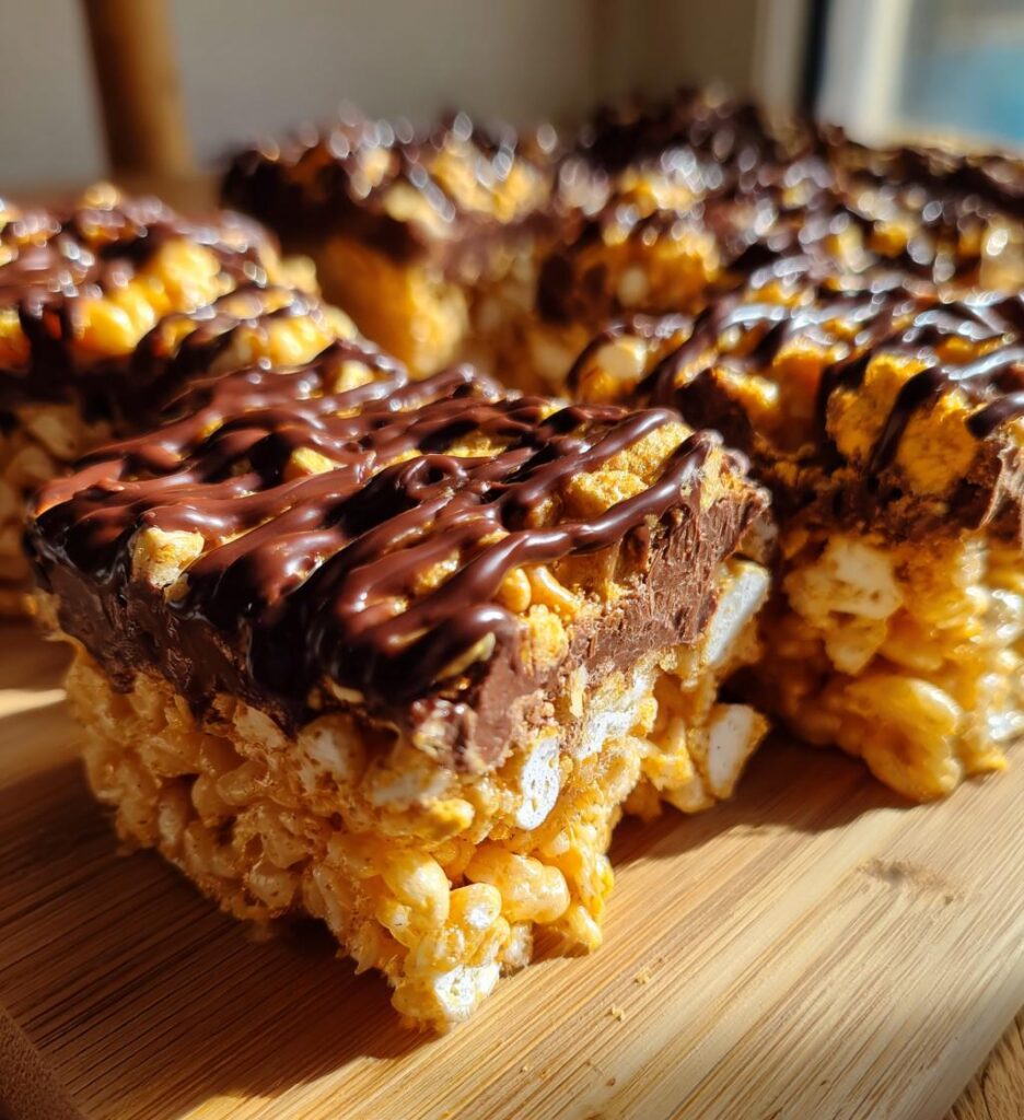 Butterfinger Rice Krispie Treats