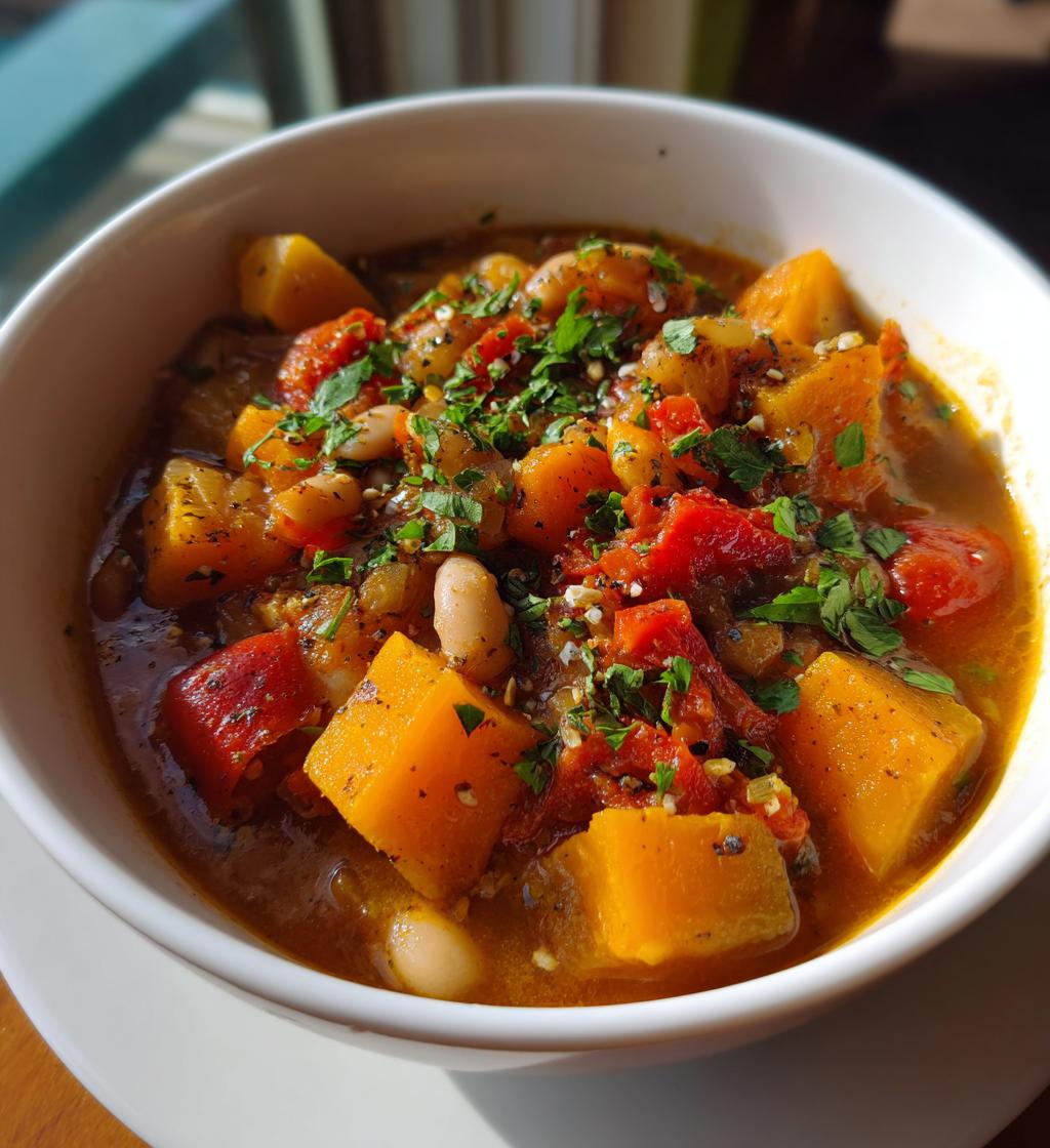 Butternut Squash & White Bean Chili