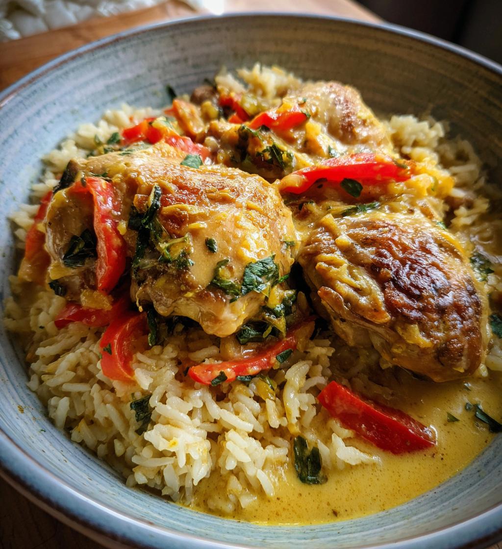 Caribbean Chicken and Rice - detail 1