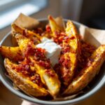 Cheddar Bacon Potato Wedges