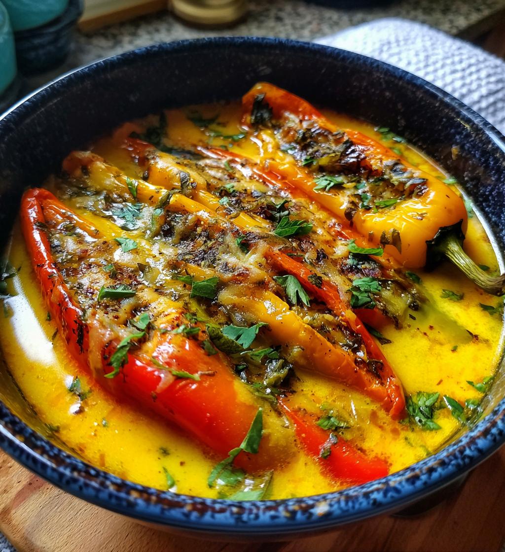 Cheese Stuffed Banana Peppers Soup - detail 1
