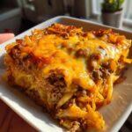Cheeseburger French Fry Casserole