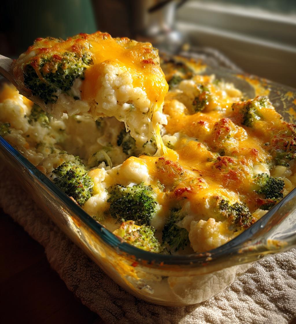 Cheesy Broccoli Cauliflower Rice - detail 1