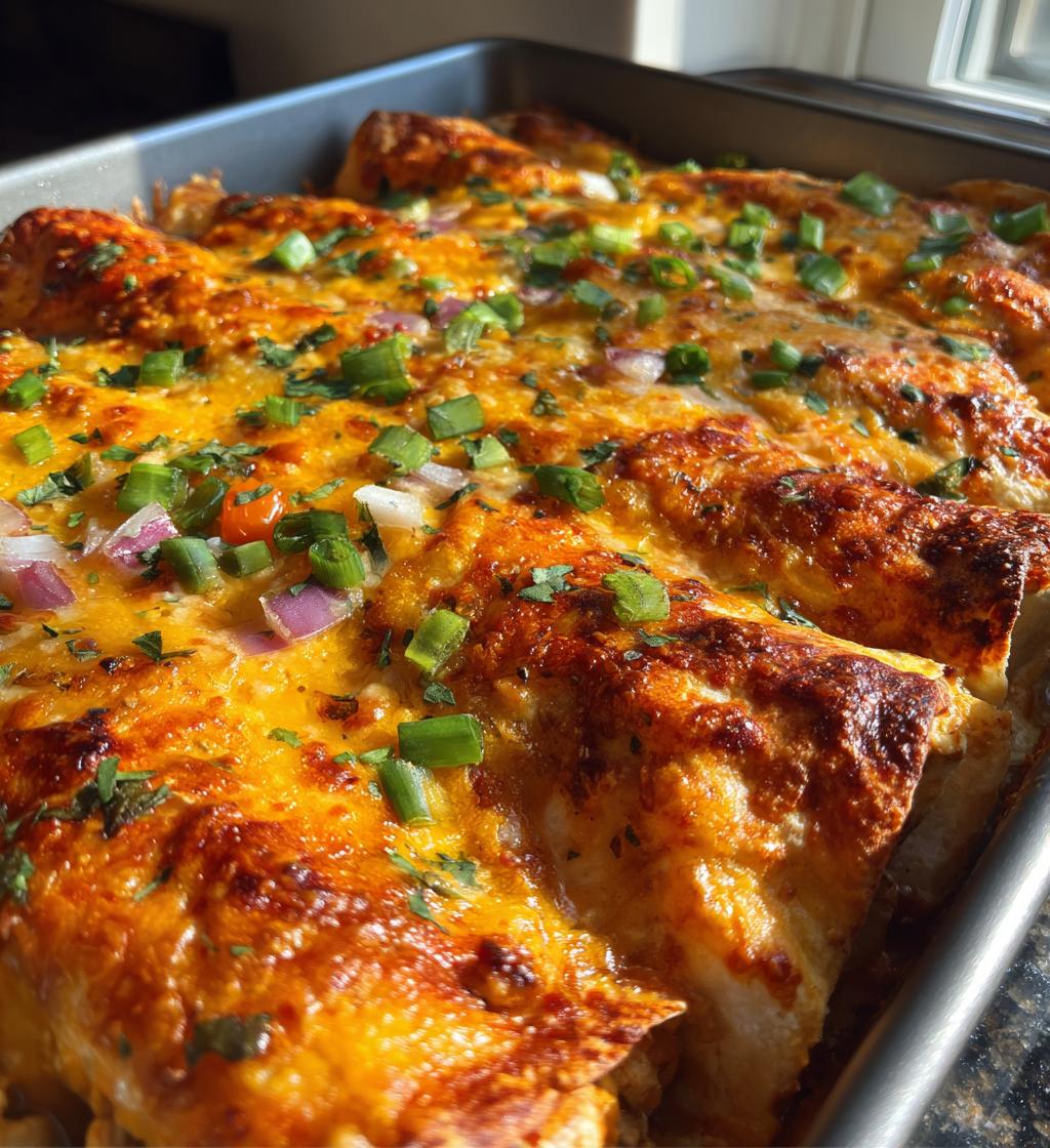 Cheesy Spicy Baked Chicken Enchiladas - detail 1