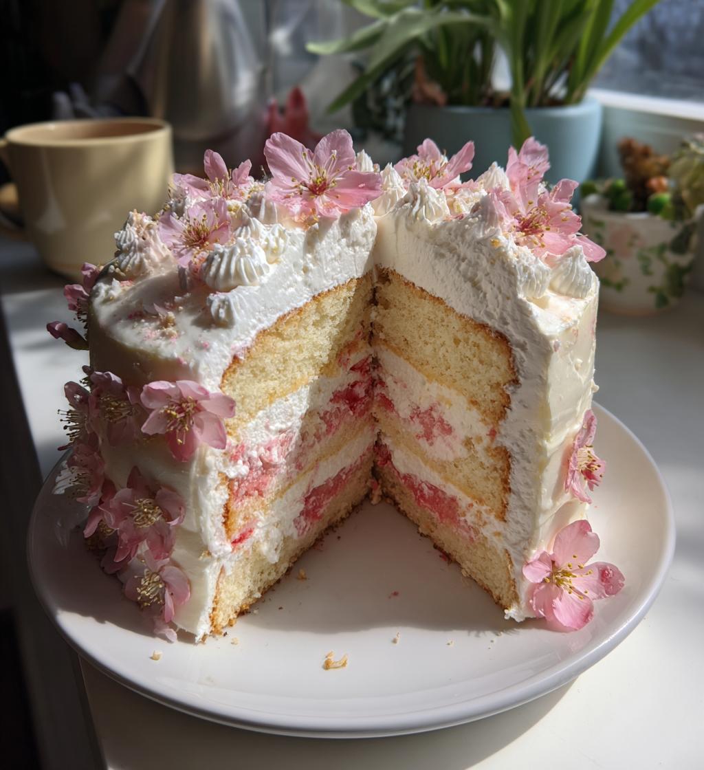Cherry Blossom Dream Cake - detail 1