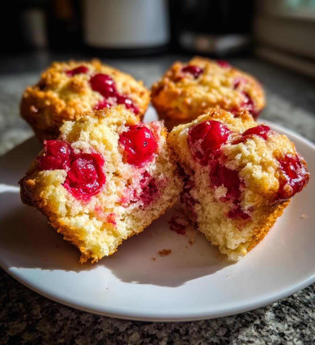 Cherry Cobbler Muffins - detail 1