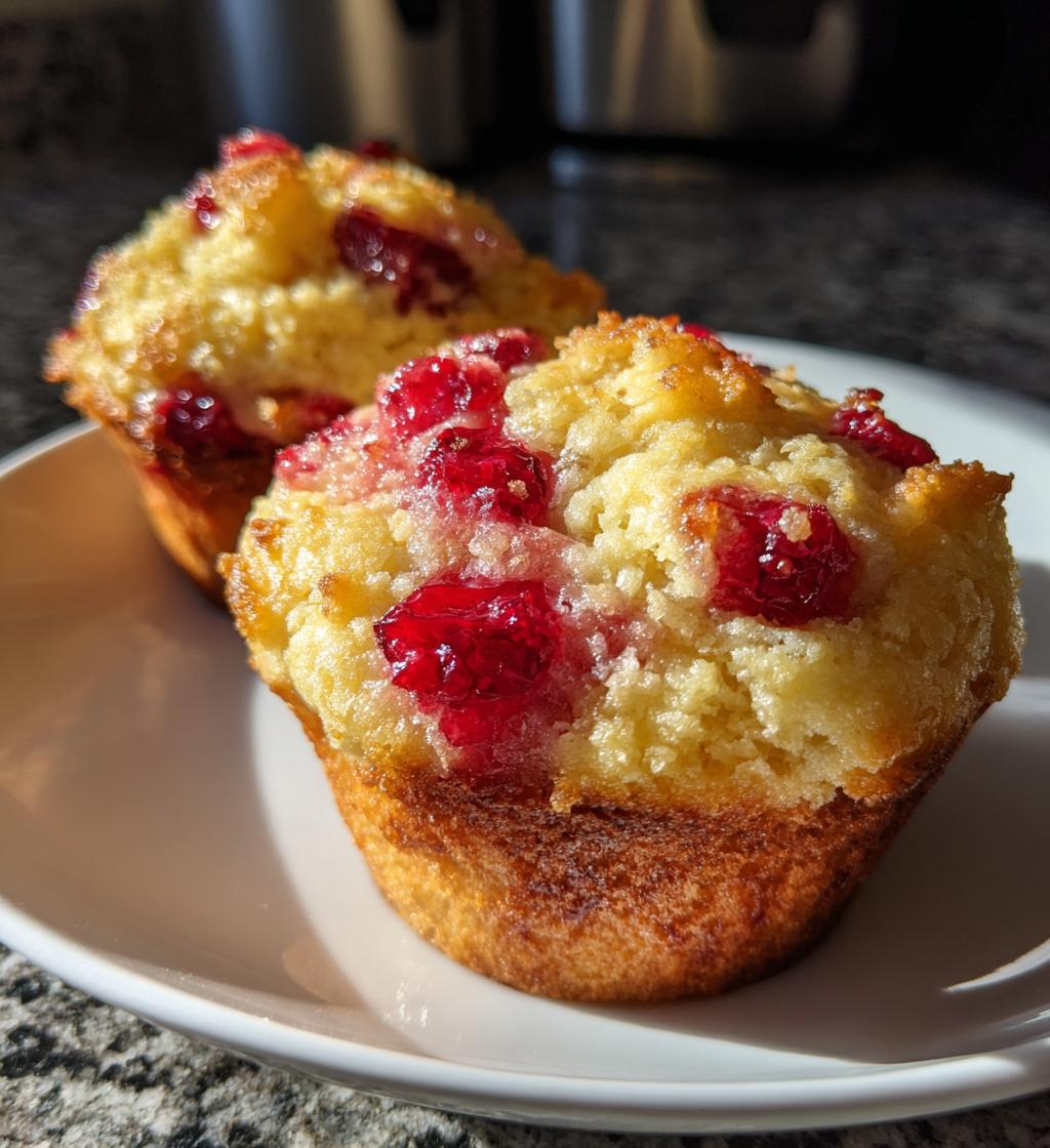 Cherry Cobbler Muffins