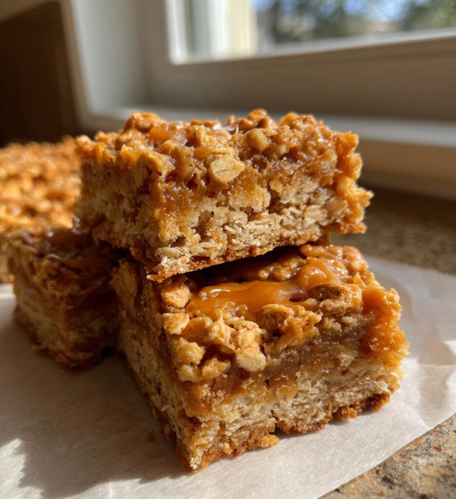 Chewy Butterscotch Oatmeal Bars