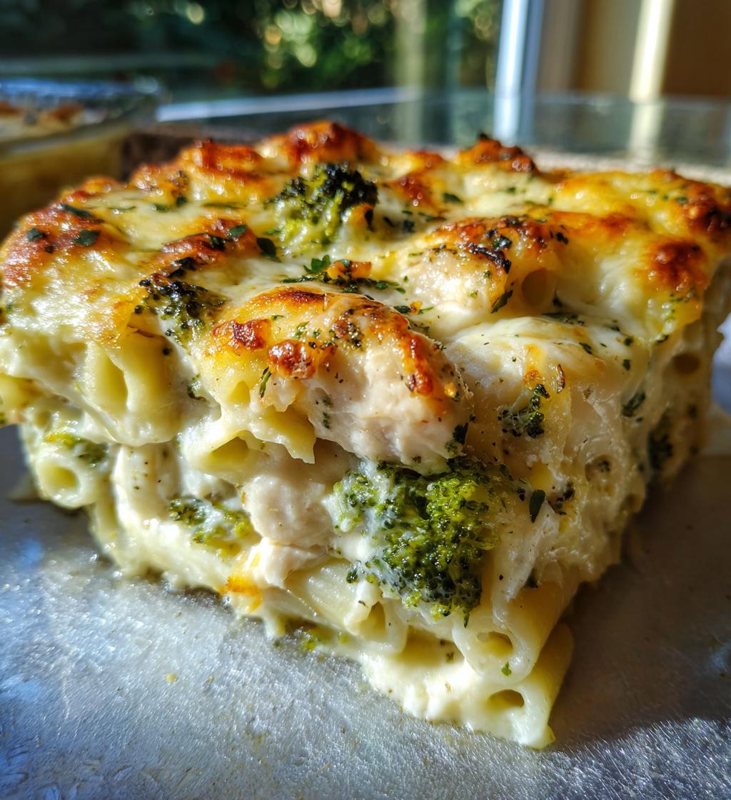 Chicken Broccoli Pasta Bake