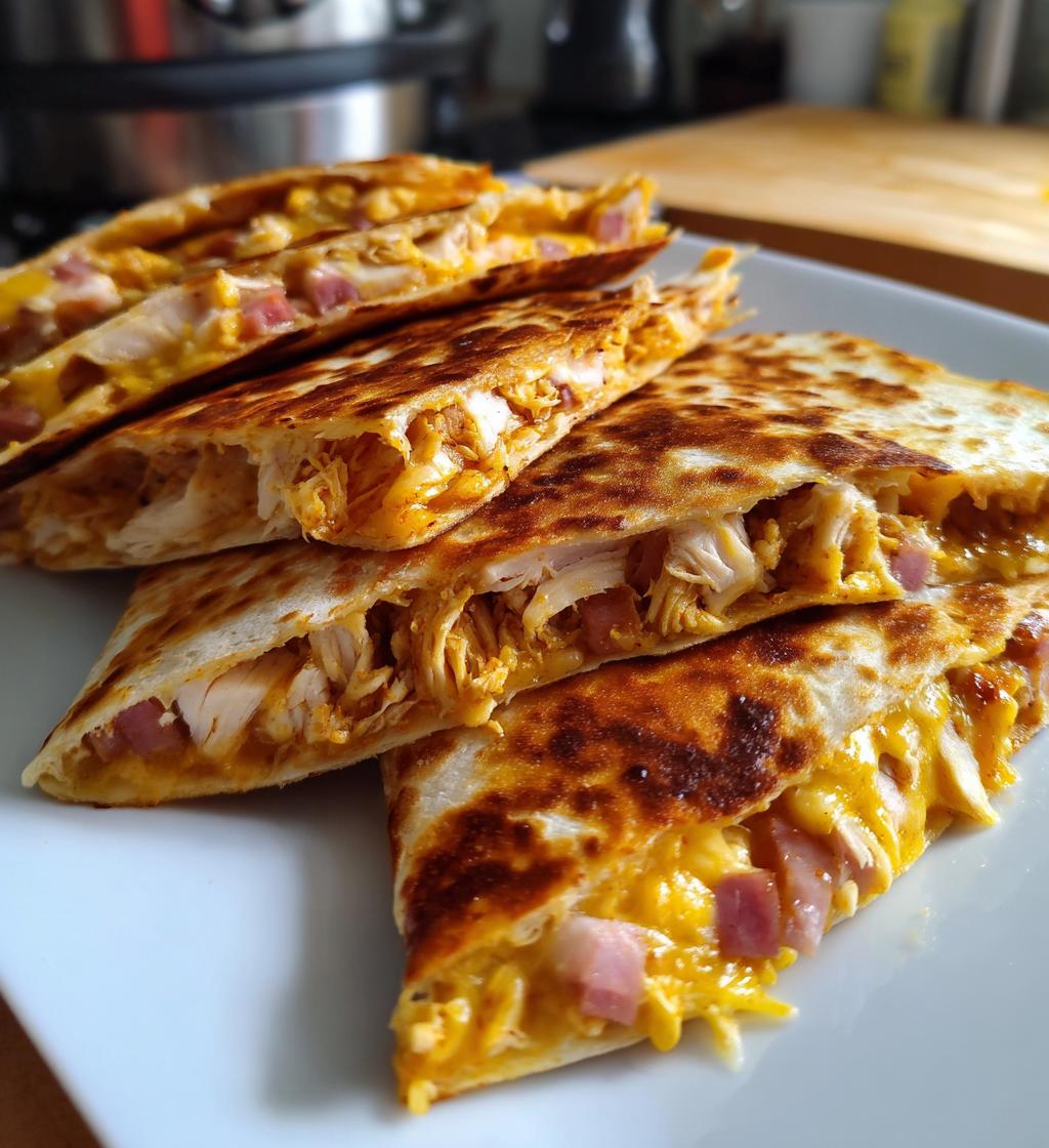 Chicken Cordon Bleu Quesadilla - detail 1