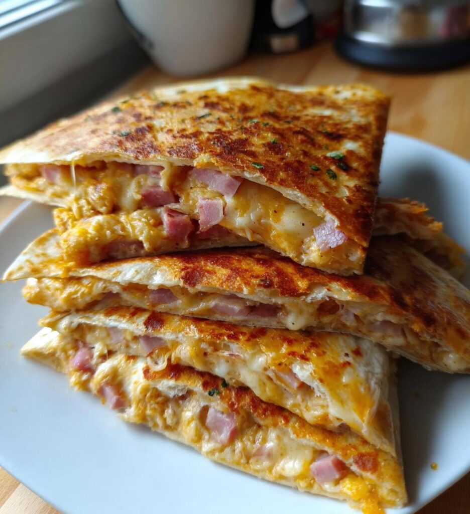 Chicken Cordon Bleu Quesadilla