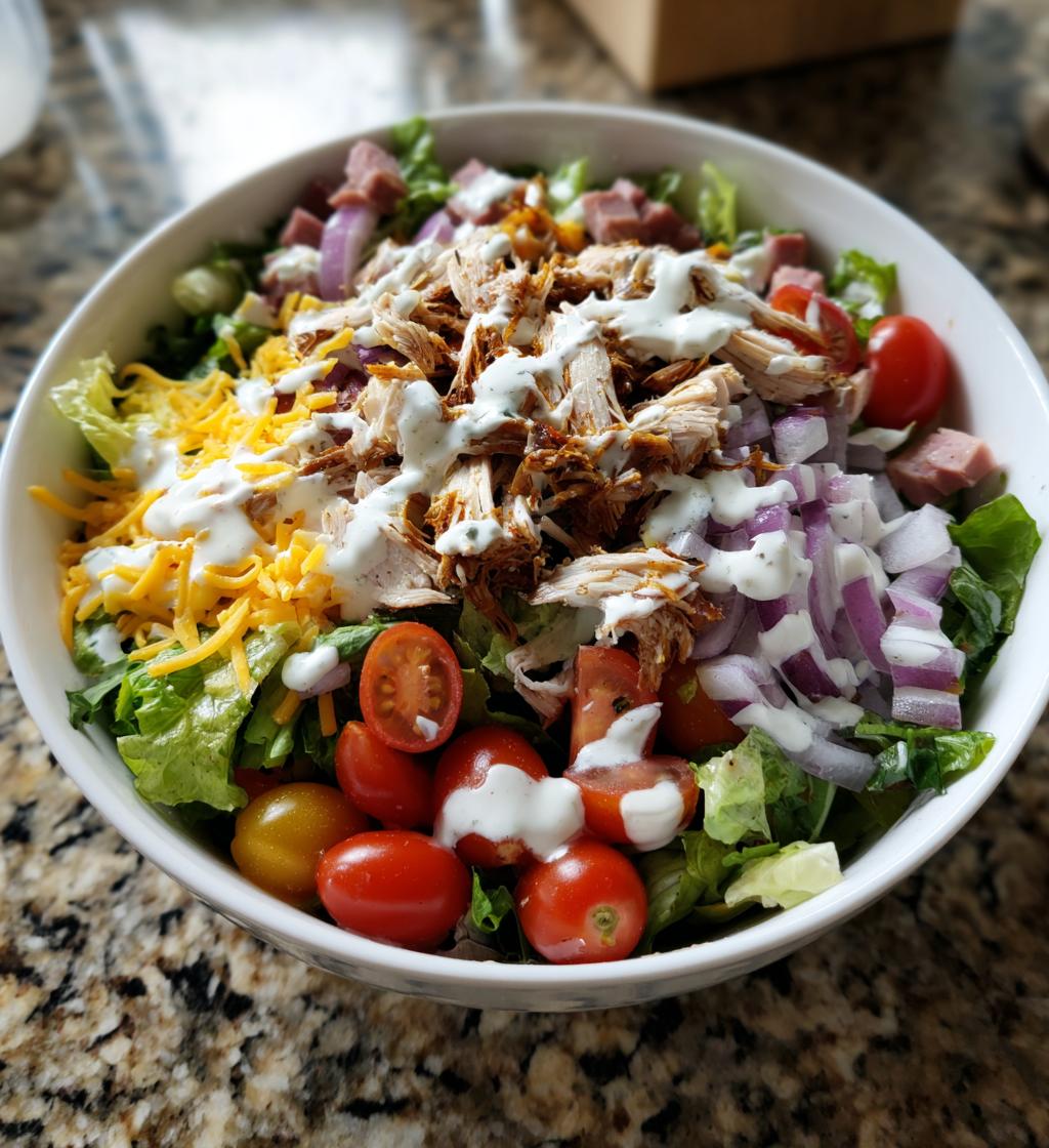 Chicken Cordon Bleu Salad