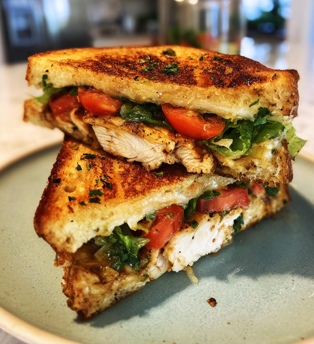 Chicken Garlic Sandwich