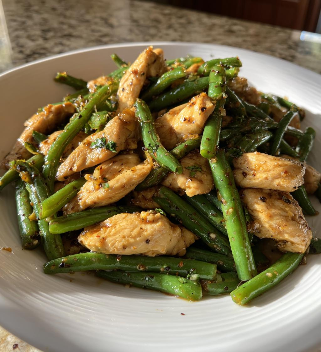 Chicken Green Bean Stir Fry - detail 1