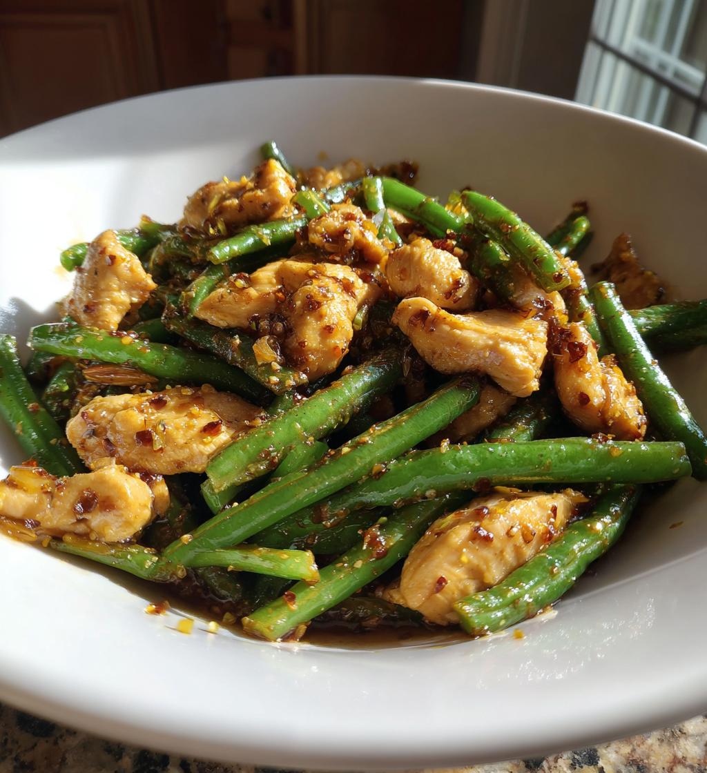 Chicken Green Bean Stir Fry