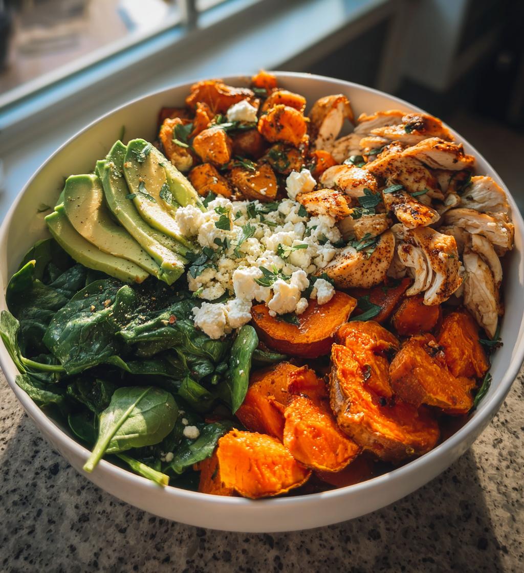 Chicken and Sweet Potato Bowl - detail 1