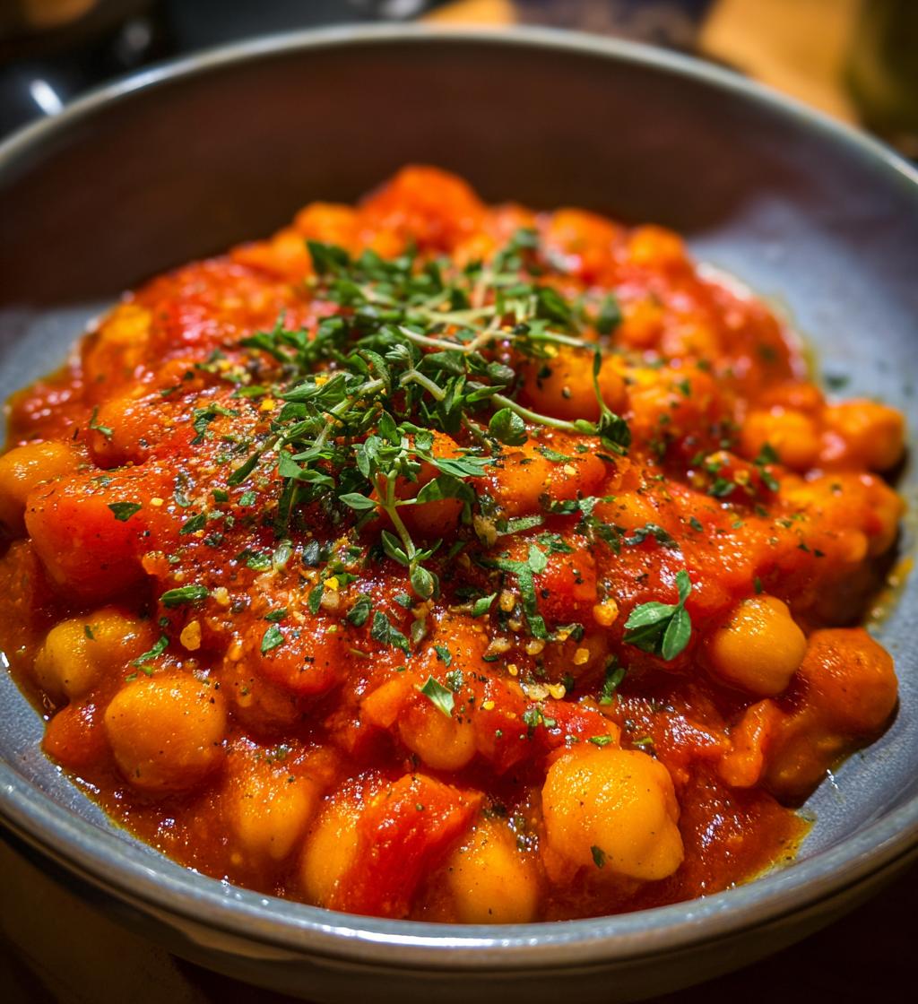 Chickpea Paprikash