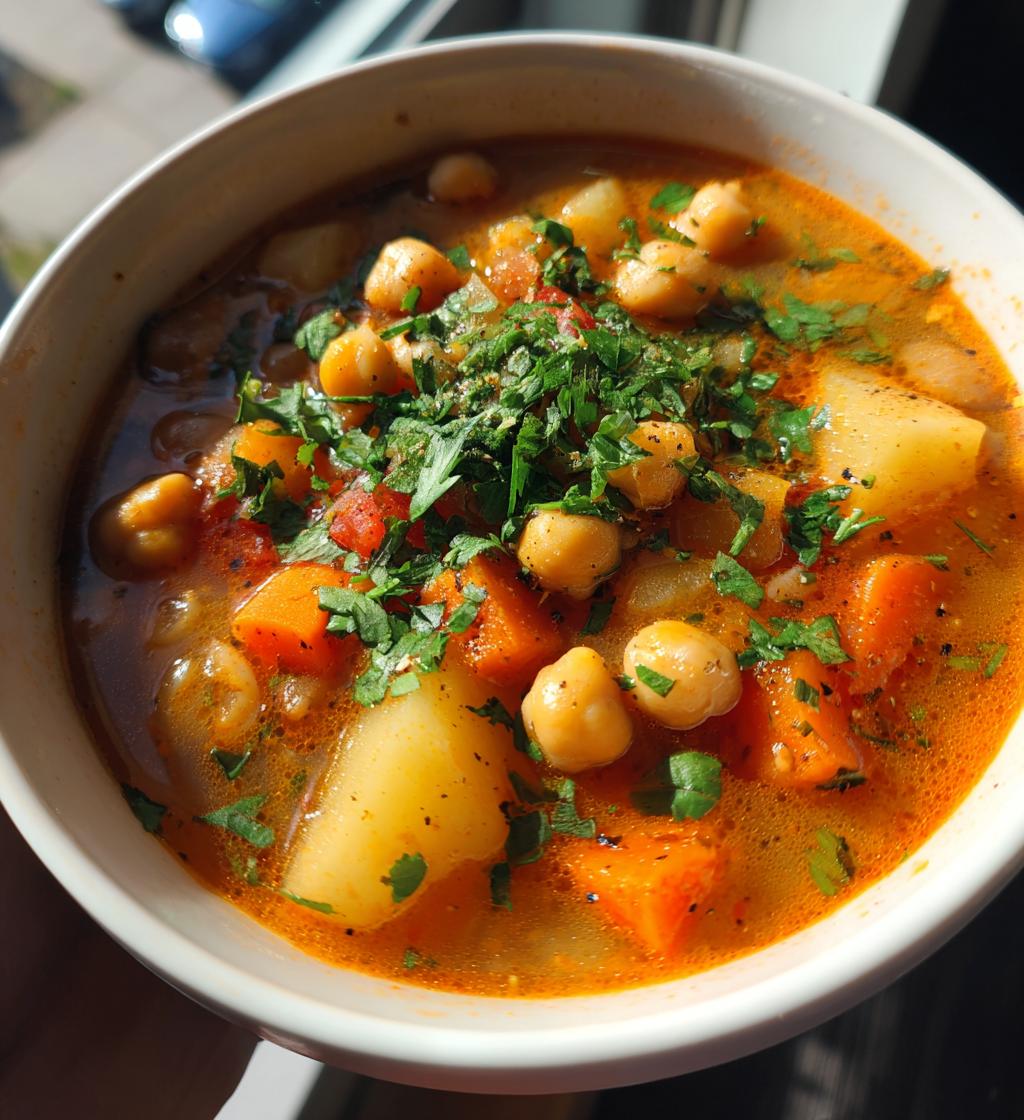 Chickpea Potato Soup - detail 1