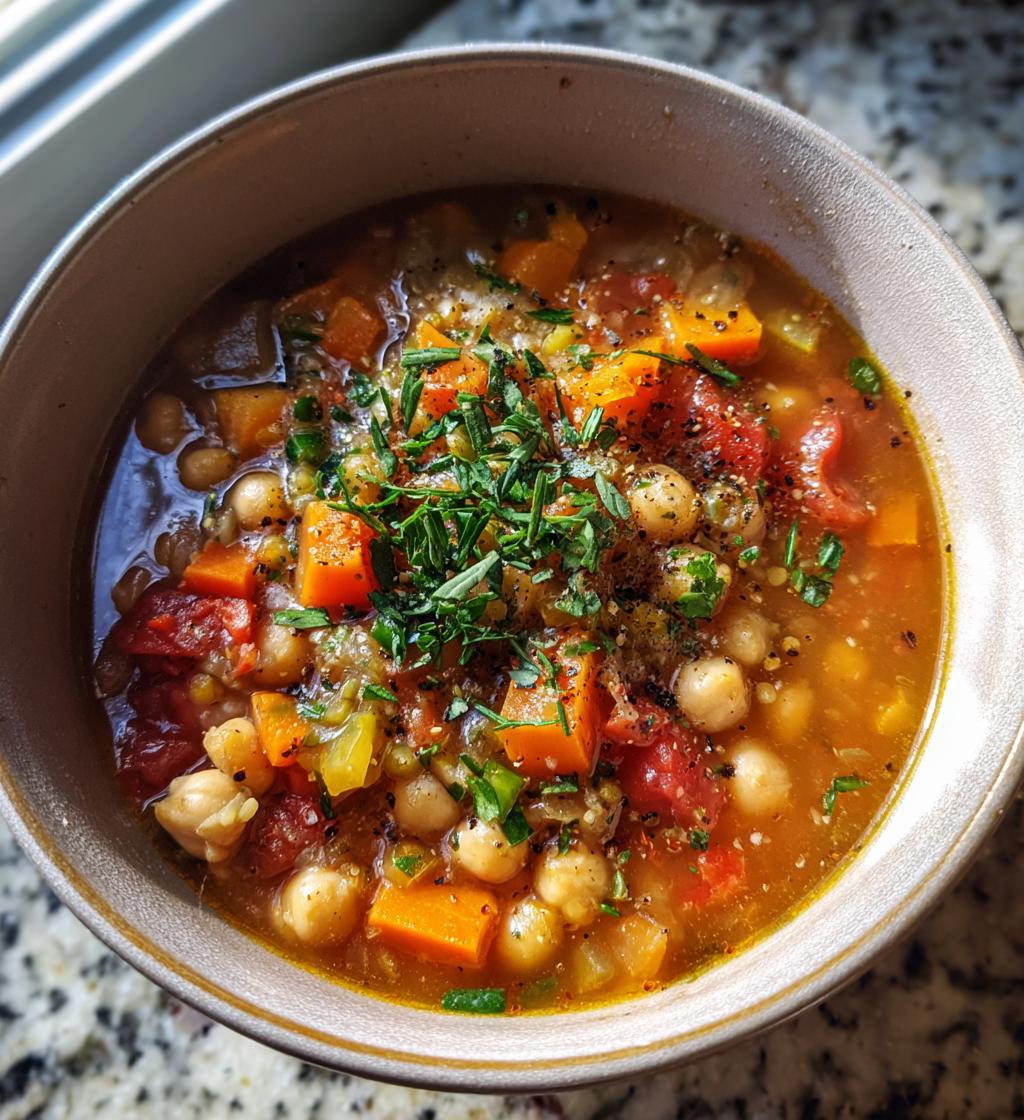 Chickpea and White Bean Soup