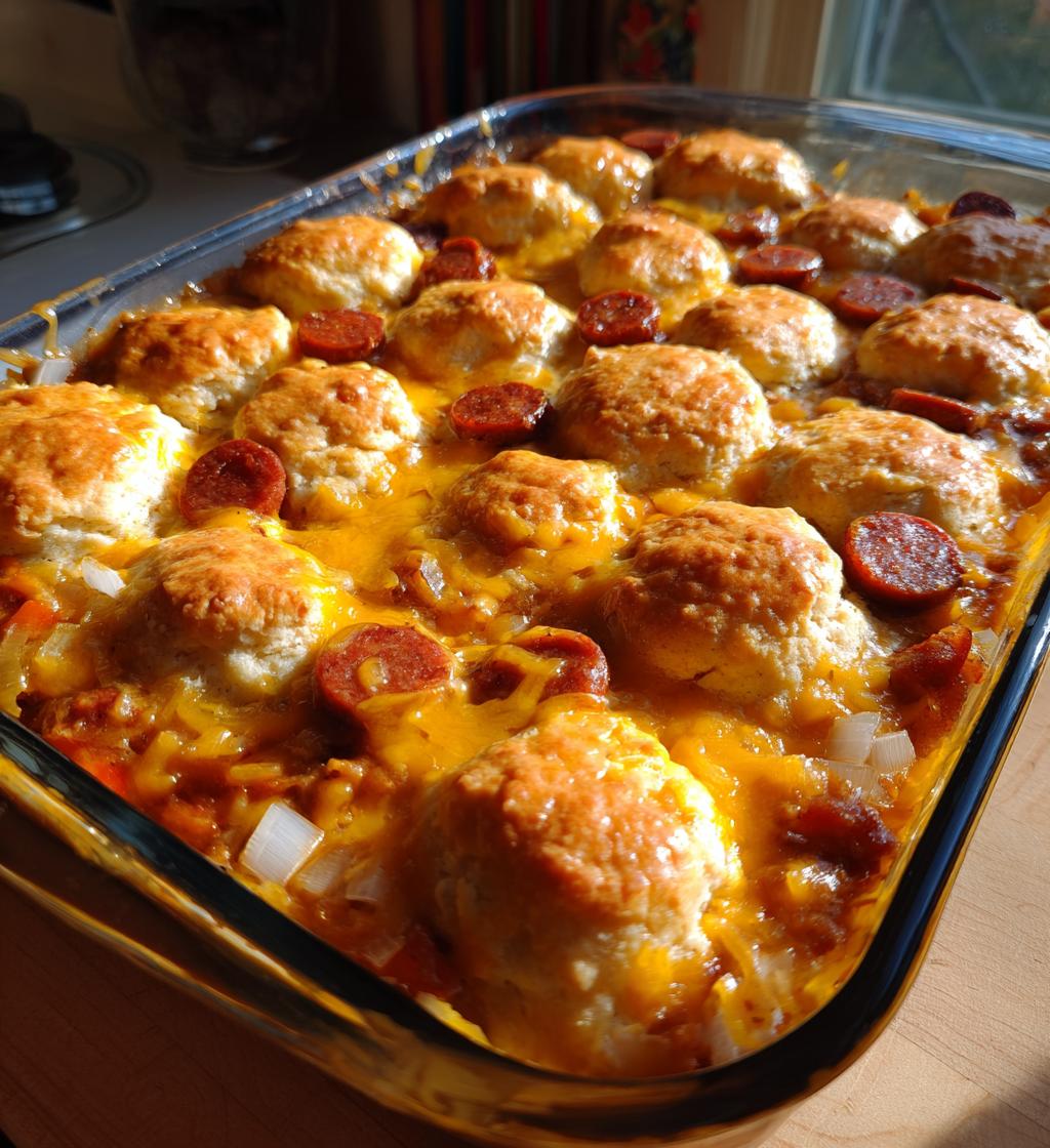 Chili Dog Biscuit Casserole - detail 1
