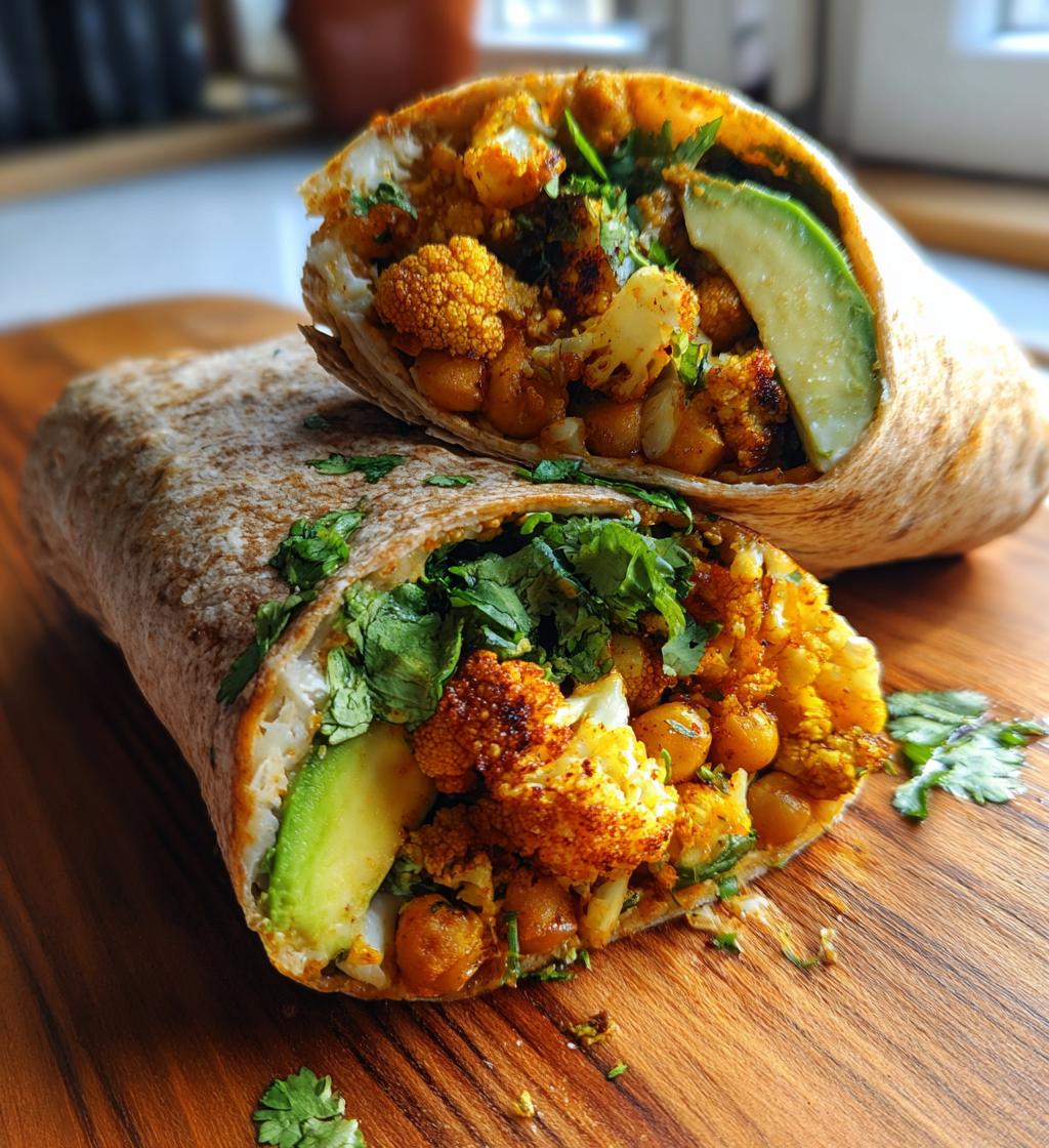 Chili Lime Chickpea Cauliflower Wrap - detail 1